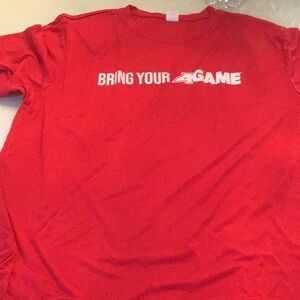 Sport Tec Red 'Bring Your A Game' T-Shirt xl